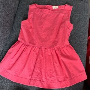 Kate Spade Shore Thing Peplum Sleeveless Top